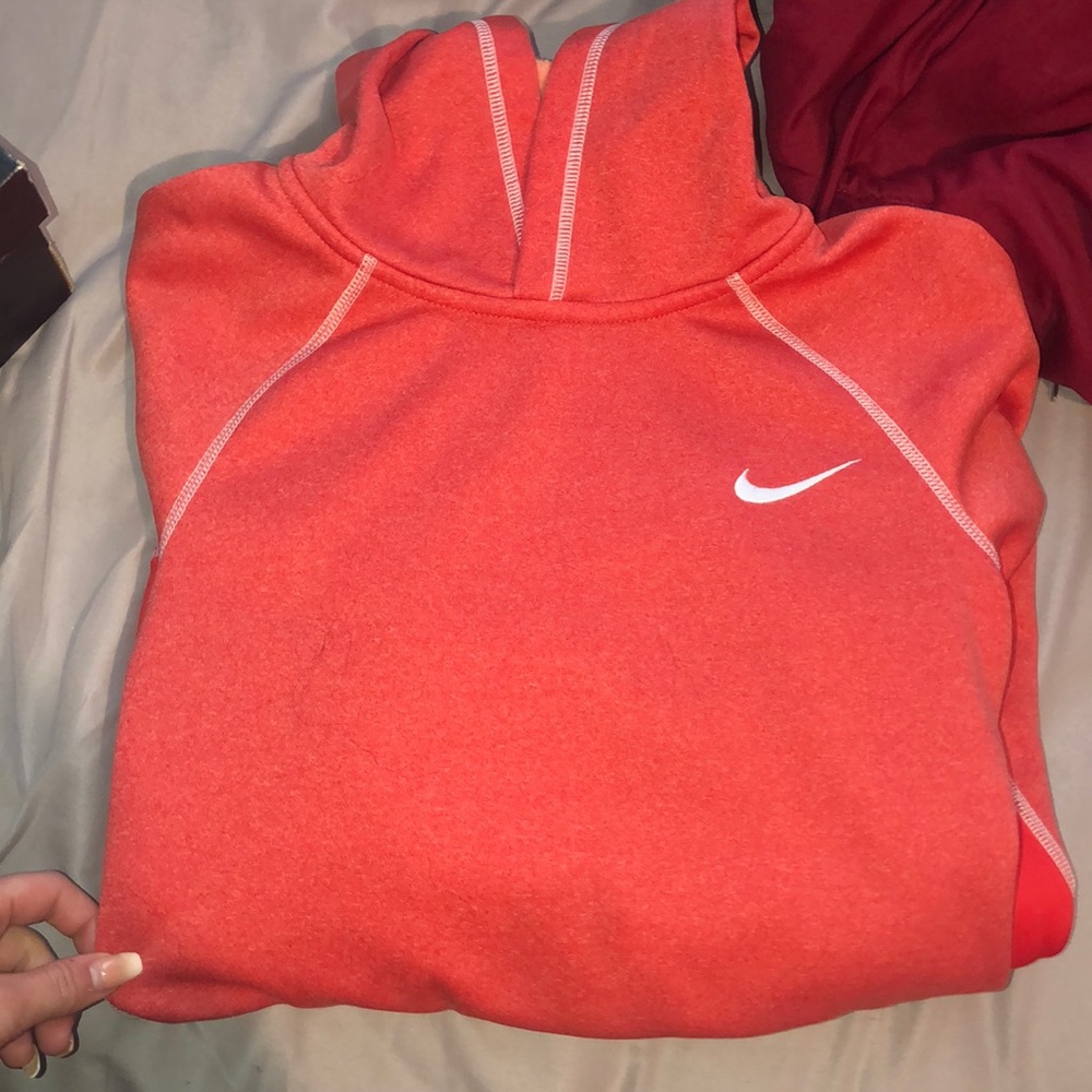 Orange nike hoodie